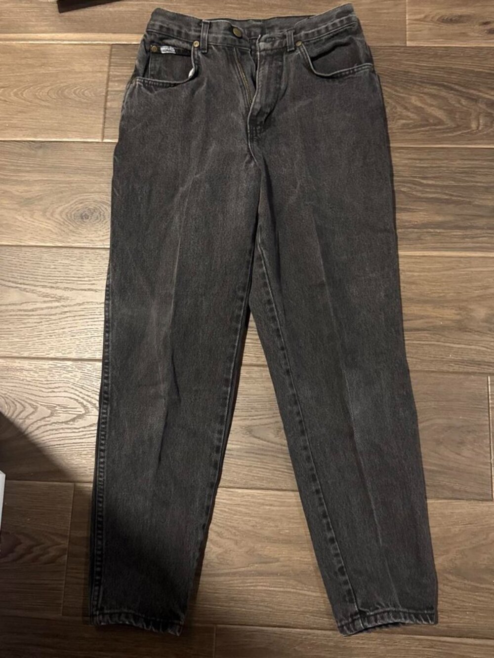 Vintage 80s Chic Black Jeans